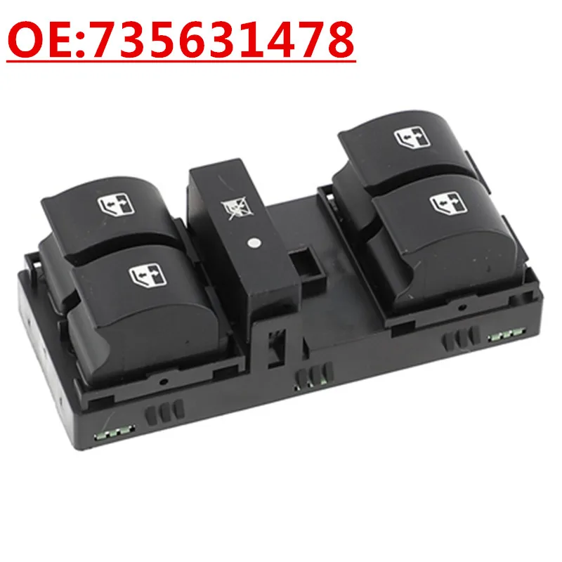 OE:735631478 Suitable For Fiat Automobile Glass Lifter Switch Power Windows Control Switch
OE:735631478 Suitable For Fiat Automobile Glass Lifter Switch Power Windows Control Switch