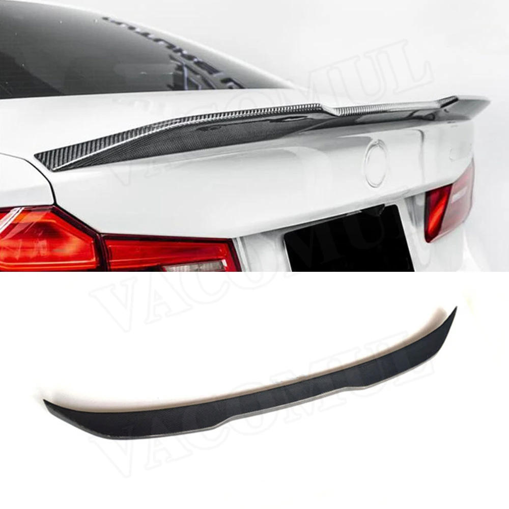 Carbon Fiber Rear Spoiler Boot Wings for BMW 5 Series G30 F90 M5 Sedan Spoiler 2017 -2019 FRP PO Style Duck wings Car Styling
Carbon Fiber Rear Spoiler Boot Wings for BMW 5 Series G30 F90 M5 Sedan Spoiler 2017 -2019 FRP PO Style Duck wings Car Styling
