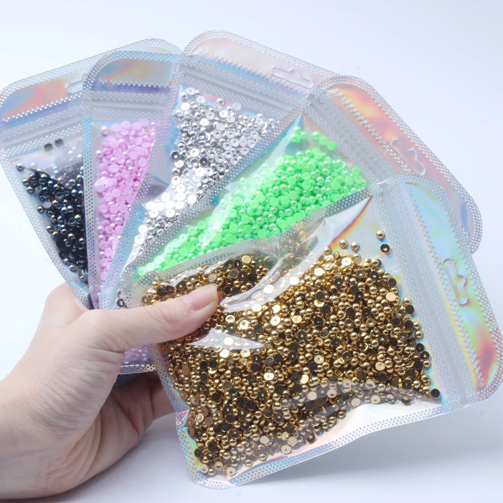 New Style 4mm 2500pcs Many Colors Glue On Resin Half Round Flatback Beads For Clothes Dresses DIY Crafts Scrapbook Decoration
New Style 4mm 2500pcs Many Colors Glue On Resin Half Round Flatback Beads For Clothes Dresses DIY Crafts Scrapbook Decoration