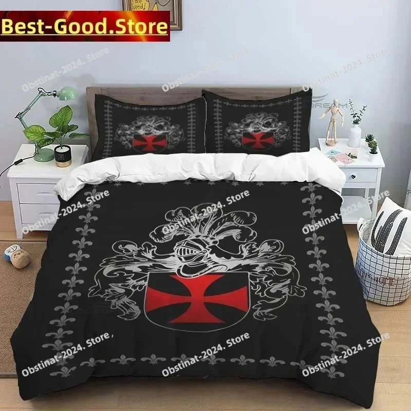 3D Print Fashion Medieval Knights Templar Printed Bed Set Duvet Cover Pillowcase Bedding Set Bed Linen Sheet Quilt Cover Full
3D Print Fashion Medieval Knights Templar Printed Bed Set Duvet Cover Pillowcase Bedding Set Bed Linen Sheet Quilt Cover Full