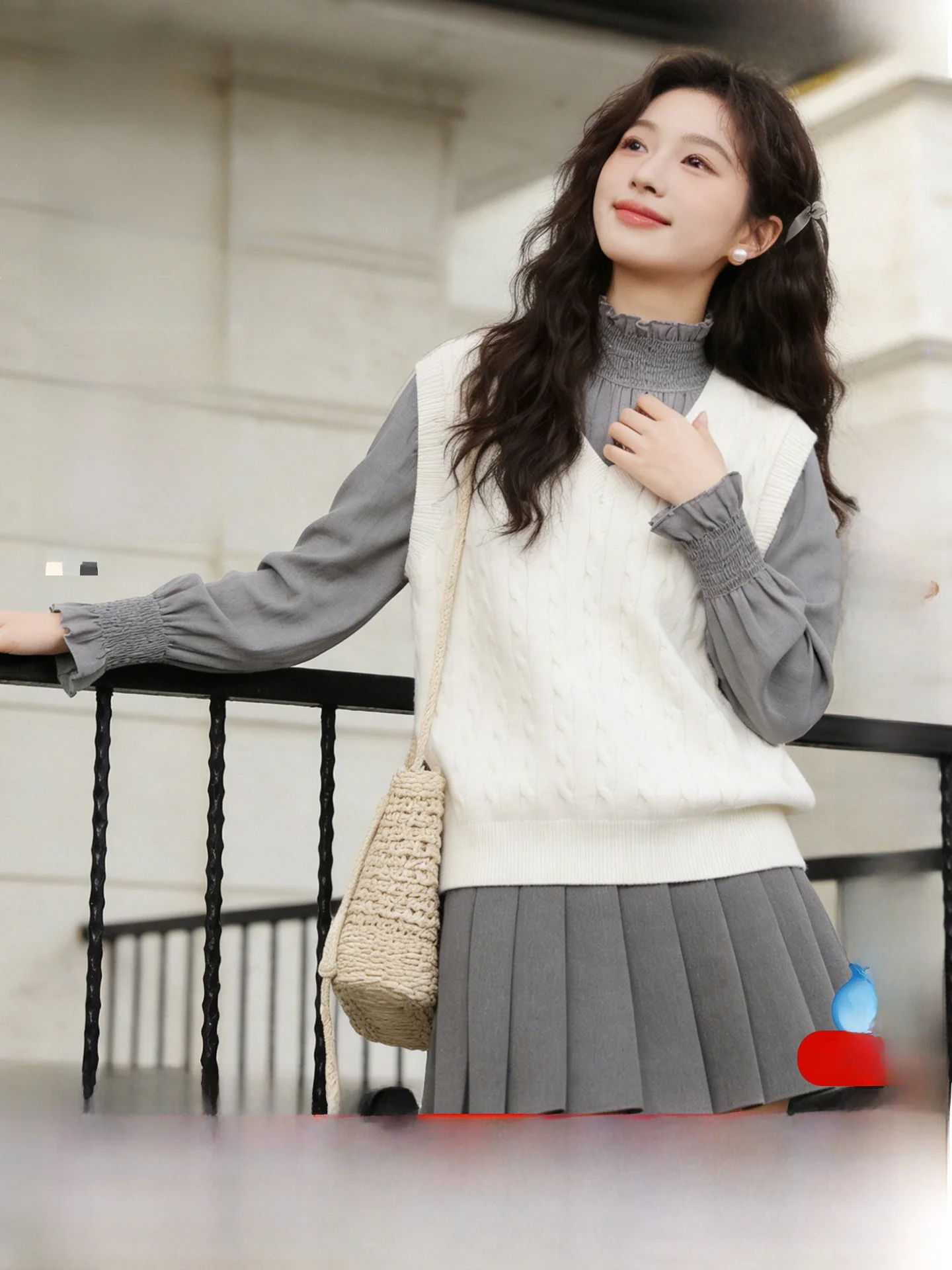 Вязаный жилет Snow Flng для женщин, ранняя весна, модный, 26 новых корейских моделей, высококачественный, для многослойных образов, женский вязаный свитер PC
Вязаный жилет Snow Flng для женщин, ранняя весна, модный, 26 новых корейских моделей, высококачественный, для многослойных образов, женский вязаный свитер PC