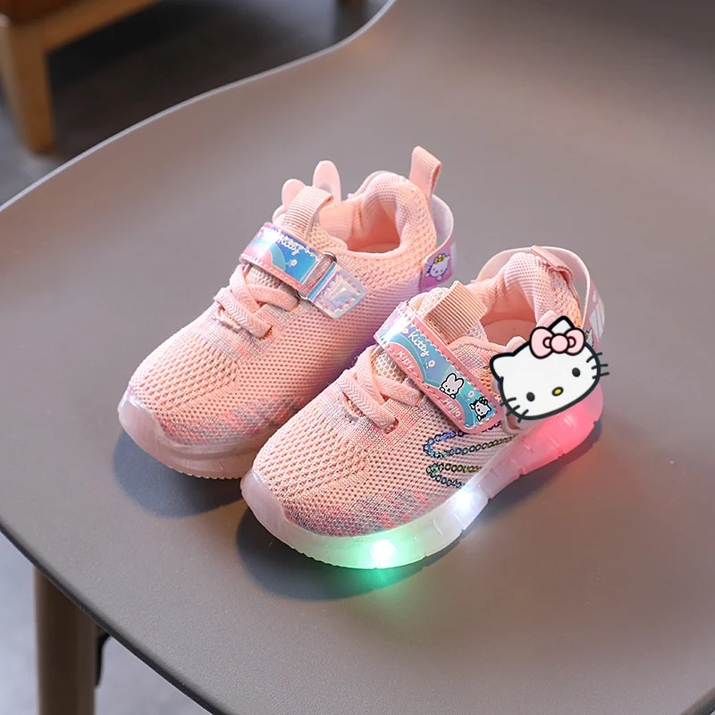 Sanrio hello kitty Spring Autumn New Children Lighting Casual Shoes Breathable Girl Baby LED Toddler Shoes Cute Cartoon Sneakers
Sanrio hello kitty Spring Autumn New Children Lighting Casual Shoes Breathable Girl Baby LED Toddler Shoes Cute Cartoon Sneakers