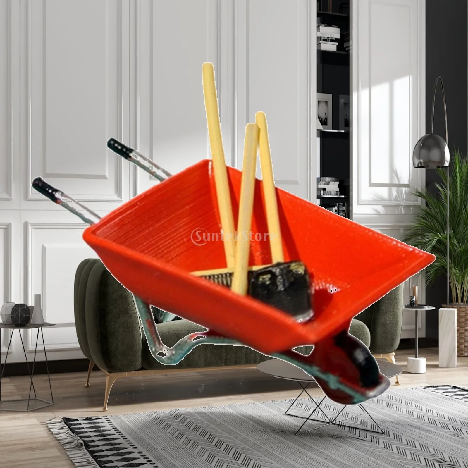 1:64 Utility Cart Model Mini Yard Wheelbarrow Micro Construction Scene Decor for Train Layout
1:64 Utility Cart Model Mini Yard Wheelbarrow Micro Construction Scene Decor for Train Layout