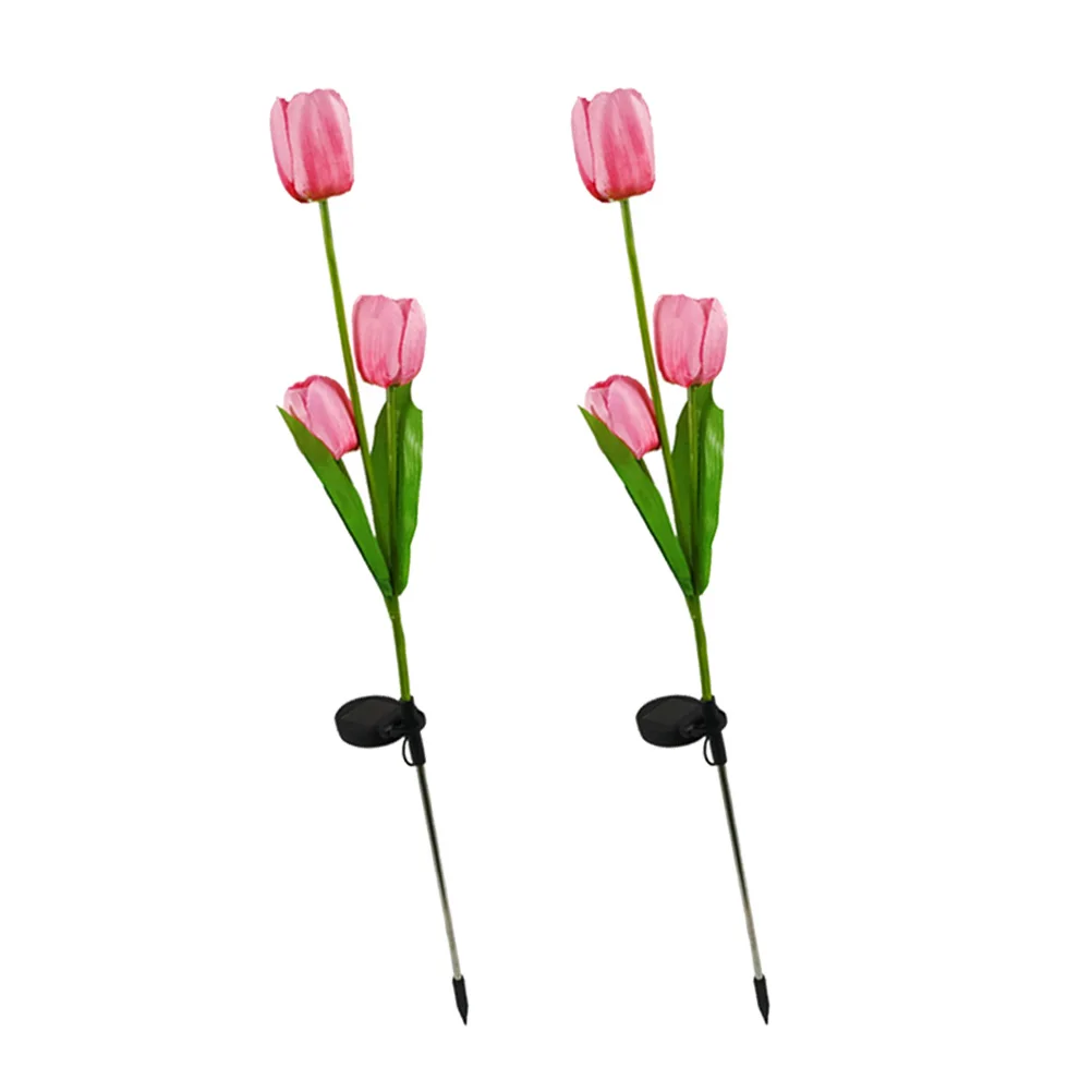 2 Pcs Solar Lawn Light Powered Tulip Lights Stake Lantern Outdoor Simulation Flower Lamp LED Flowers
2 Pcs Solar Lawn Light Powered Tulip Lights Stake Lantern Outdoor Simulation Flower Lamp LED Flowers