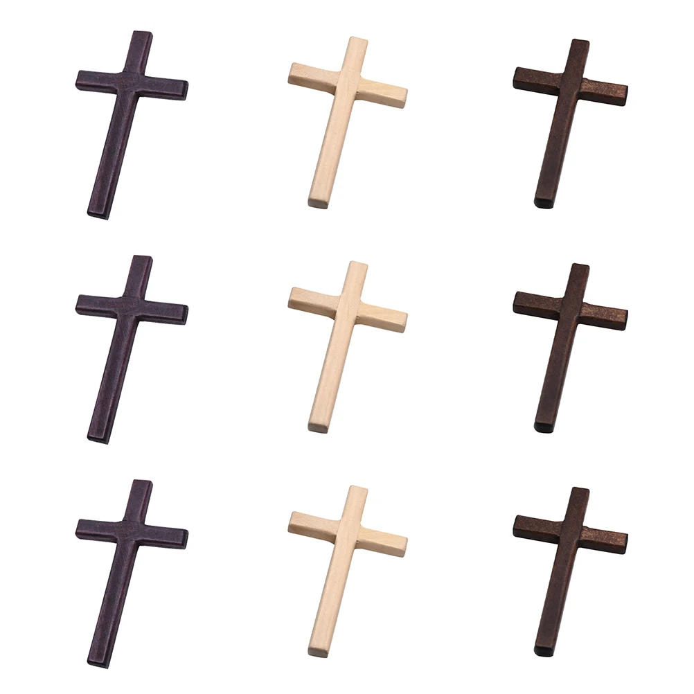 9pcs Wooden Cross Ornaments Handmade DIY Craft Kits Mini Crosses Catholic Decor Office Accessories Wine Red Brown
9pcs Wooden Cross Ornaments Handmade DIY Craft Kits Mini Crosses Catholic Decor Office Accessories Wine Red Brown