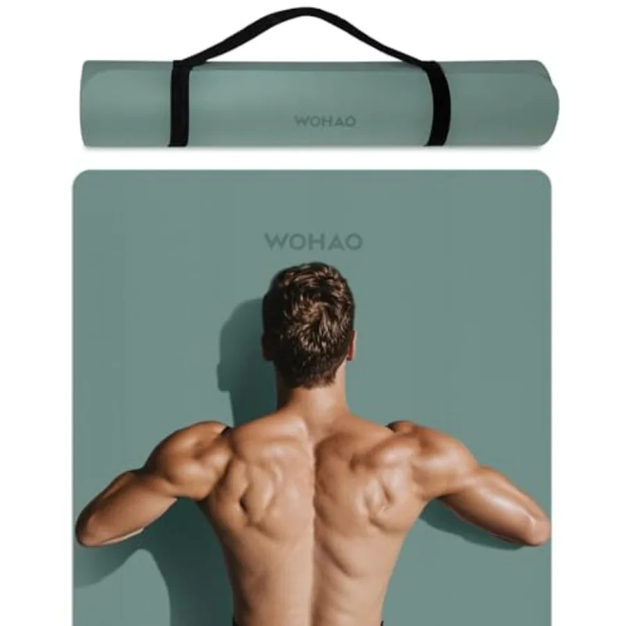 Очень широкий и толстый (8 мм) коврик для йоги 72x31.5 дюймов, большой нескользящий коврик для упражнений из премиального материала POE для превосходной амортизации и стабильности.
Очень широкий и толстый (8 мм) коврик для йоги 72x31.5 дюймов, большой нескользящий коврик для упражнений из премиального материала POE для превосходной амортизации и стабильности.