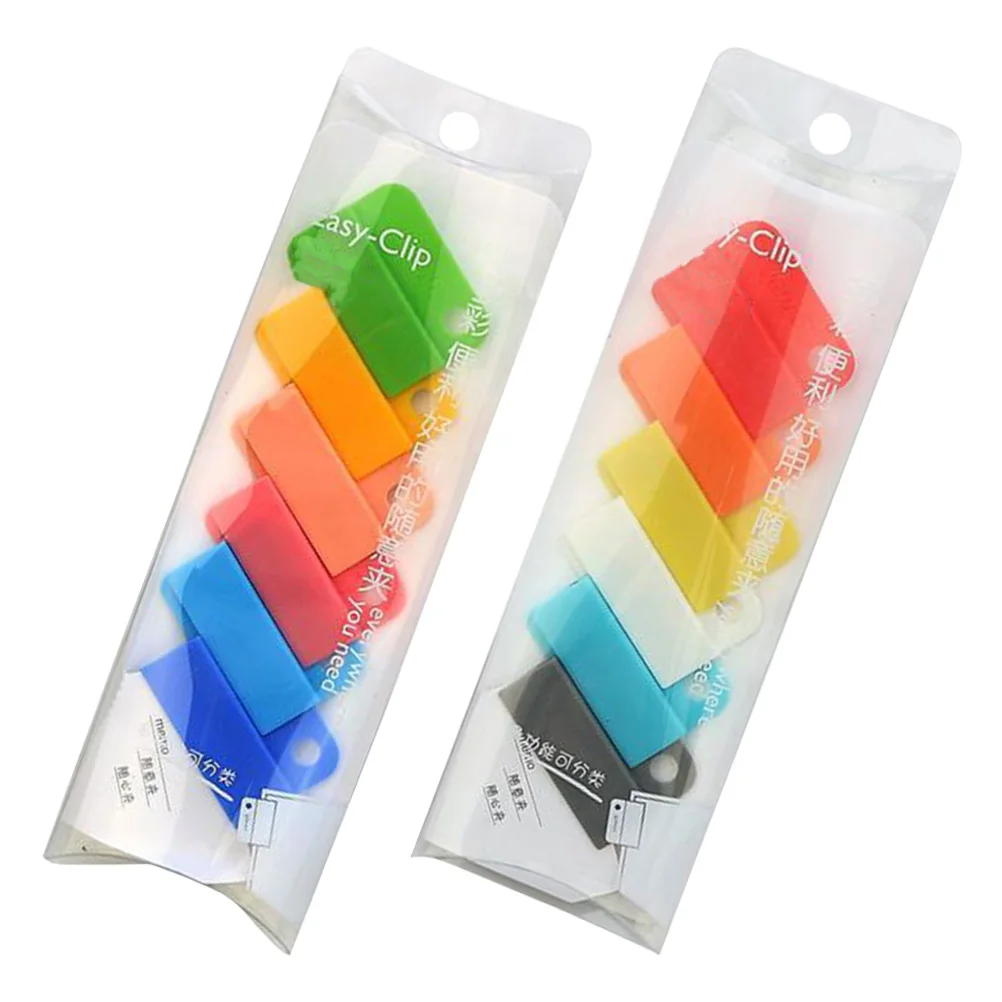 12pcs File Classification Folder Clear Plastic Clips for Paper Sorting Clamp Multi School Office Use
12pcs File Classification Folder Clear Plastic Clips for Paper Sorting Clamp Multi School Office Use