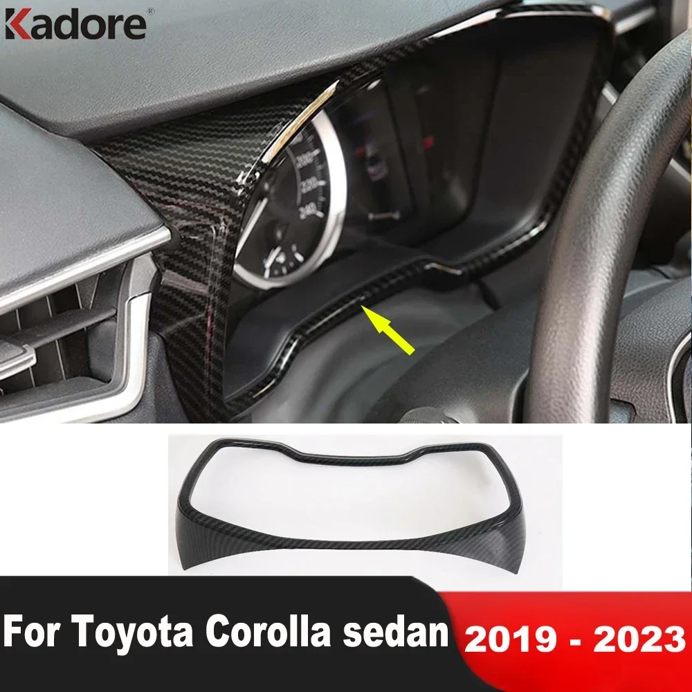 Для Toyota Corolla седан/кросс 2019-2022 2023, углеродное волокно, приборная панель автомобиля, рамка, накладка, аксессуары для интерьера
Для Toyota Corolla седан/кросс 2019-2022 2023, углеродное волокно, приборная панель автомобиля, рамка, накладка, аксессуары для интерьера