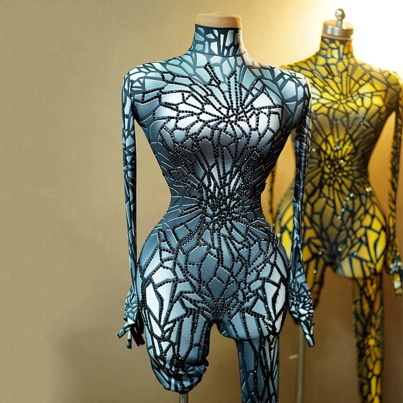 Nightclub Bar Singer Party Dj Ds Dance Team Outfits Mirror Series Silver Jumpsuit Women Jazz Performance Stage Costumes DN17577
Nightclub Bar Singer Party Dj Ds Dance Team Outfits Mirror Series Silver Jumpsuit Women Jazz Performance Stage Costumes DN17577