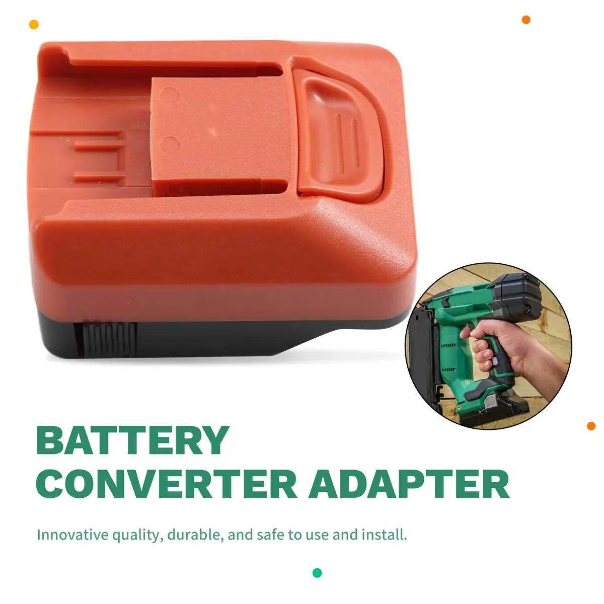 A1410P ~Upgraded Battery Adapter Converter for to 18V Cordless Tool, Power Converter Cordless Tool
A1410P ~Upgraded Battery Adapter Converter for to 18V Cordless Tool, Power Converter Cordless Tool