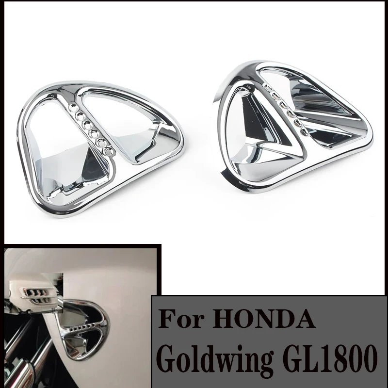 ABS Chrome Fairing Air Intake Accents Grilles Decorate For Honda Goldwing GL1800 2001 2002 -2005 2006 2007 2008 2009 2010 2011
ABS Chrome Fairing Air Intake Accents Grilles Decorate For Honda Goldwing GL1800 2001 2002 -2005 2006 2007 2008 2009 2010 2011