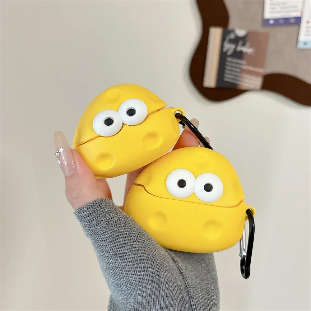 Cartoon Cheese Earphone Case for Samsung Galaxy Buds 3 Buds 2 Silicone Protective Headphones Anti-fall Soft Cover Accessories
Cartoon Cheese Earphone Case for Samsung Galaxy Buds 3 Buds 2 Silicone Protective Headphones Anti-fall Soft Cover Accessories