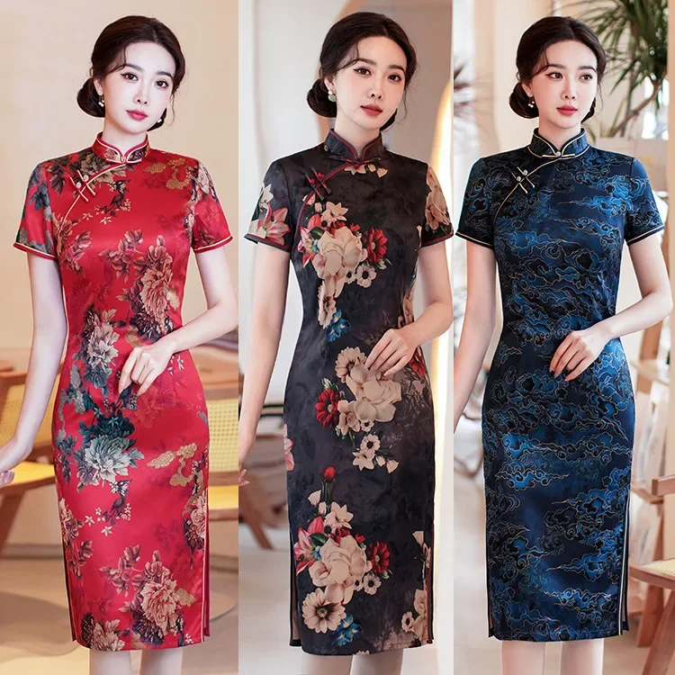 Yourqipao Cheongsam Chinese Style Improved Young Mid-length Style Elegant Temperament Double Layer Qipao Hanfu Sets for Women
Yourqipao Cheongsam Chinese Style Improved Young Mid-length Style Elegant Temperament Double Layer Qipao Hanfu Sets for Women