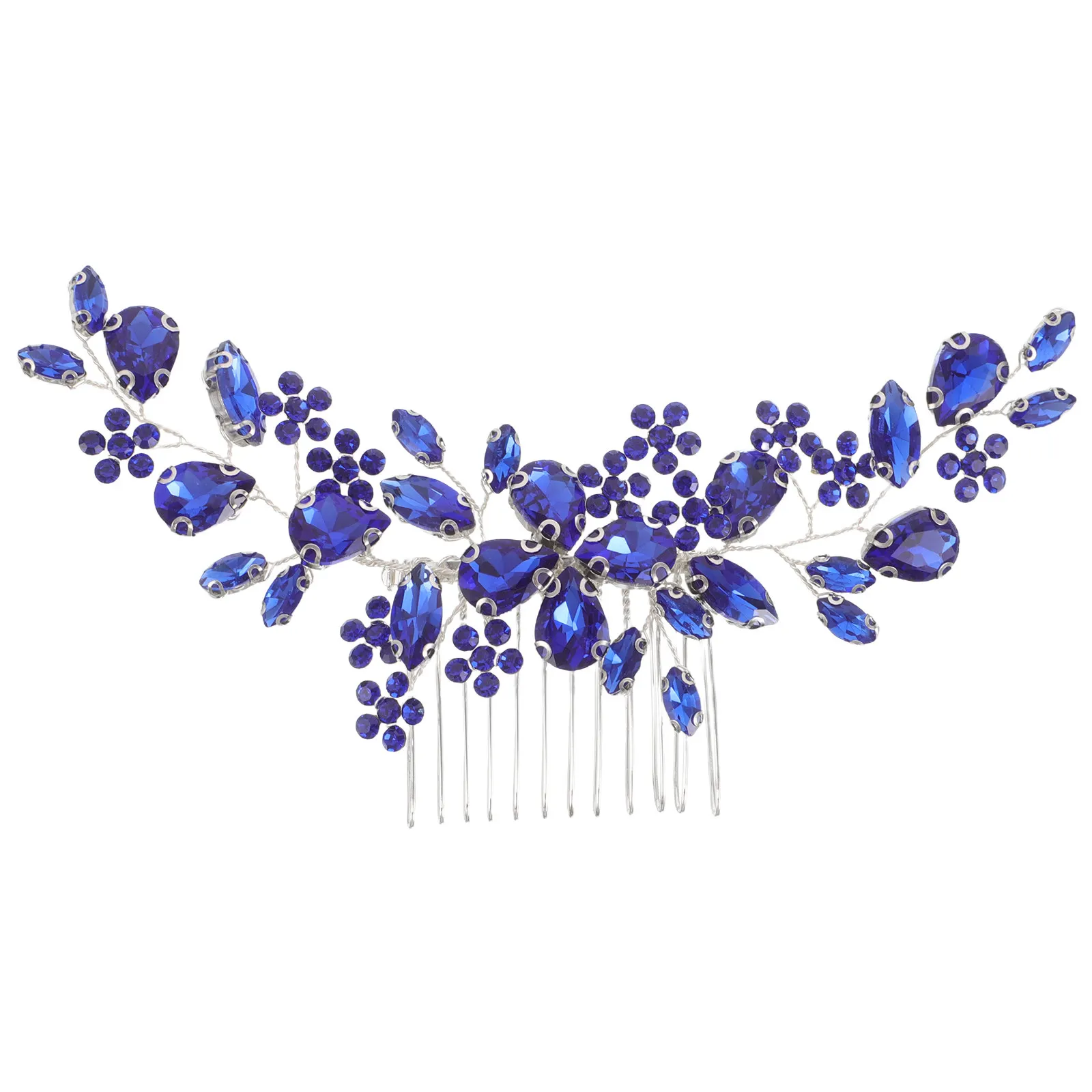 Rhinestone Bridal Hair Comb Elegant Floral Leaf Design Sparkling Crystal Wedding Hair Accessories for Updo Bun Hairstyles Women
Rhinestone Bridal Hair Comb Elegant Floral Leaf Design Sparkling Crystal Wedding Hair Accessories for Updo Bun Hairstyles Women