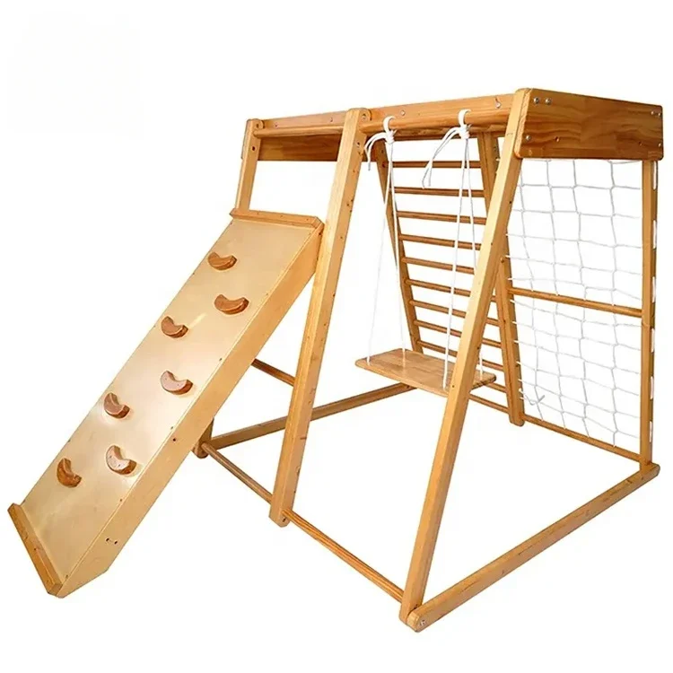 Wood Climbing Frame Kids Playground Indoor Children Wooden Climbing Frame GYM Swing Combination Sports Exercise Sets Gym
Wood Climbing Frame Kids Playground Indoor Children Wooden Climbing Frame GYM Swing Combination Sports Exercise Sets Gym