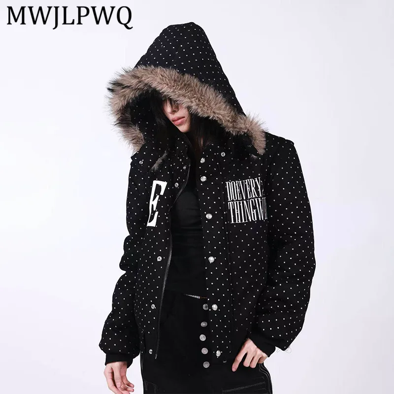 MWJLPWQ Sleeve Detachable Fur Collar Metal Buckle Cotton Jacket Men's Tide Printed Slim-Fit Thickened Hooded Tops Winter 14535
MWJLPWQ Sleeve Detachable Fur Collar Metal Buckle Cotton Jacket Men's Tide Printed Slim-Fit Thickened Hooded Tops Winter 14535
