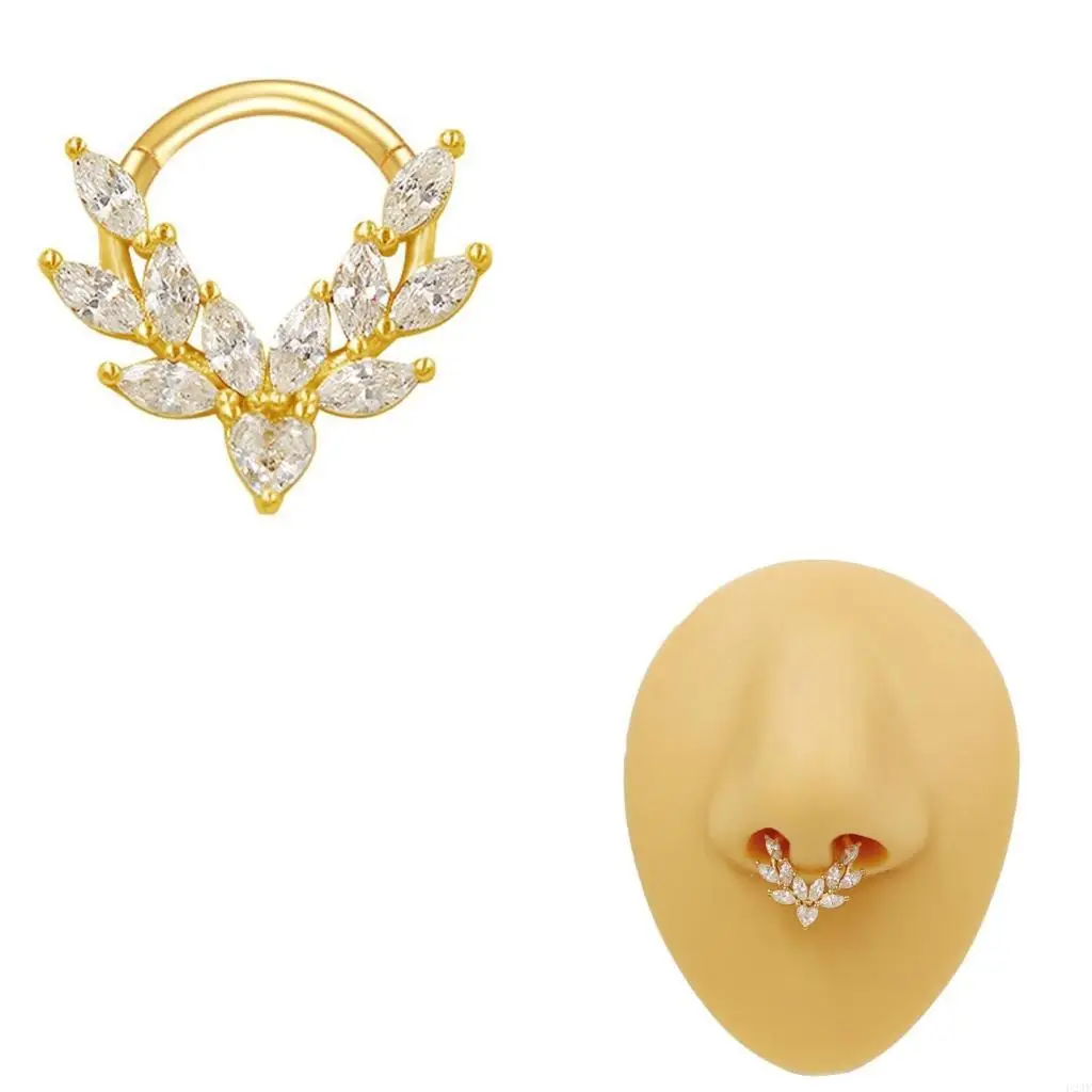 Кристаллическое кольцо с перегородкой, серебряный цвет, пирсинг носа из нержавеющей стали для спирального хряща, вечерняя одежда
Кристаллическое кольцо с перегородкой, серебряный цвет, пирсинг носа из нержавеющей стали для спирального хряща, вечерняя одежда