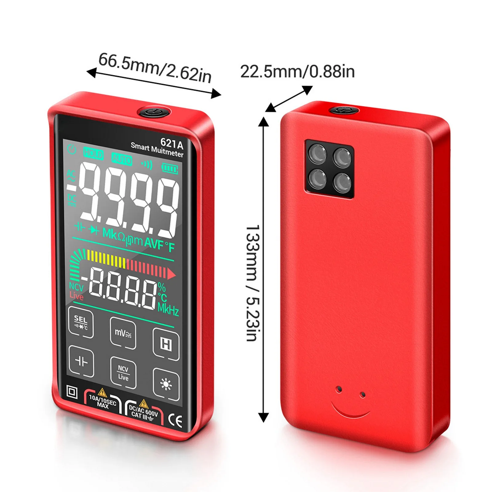 High-precision Automatic Digital Multimeter Rechargeable Smart Multimeter Large-screen Digital Multimeter
High-precision Automatic Digital Multimeter Rechargeable Smart Multimeter Large-screen Digital Multimeter