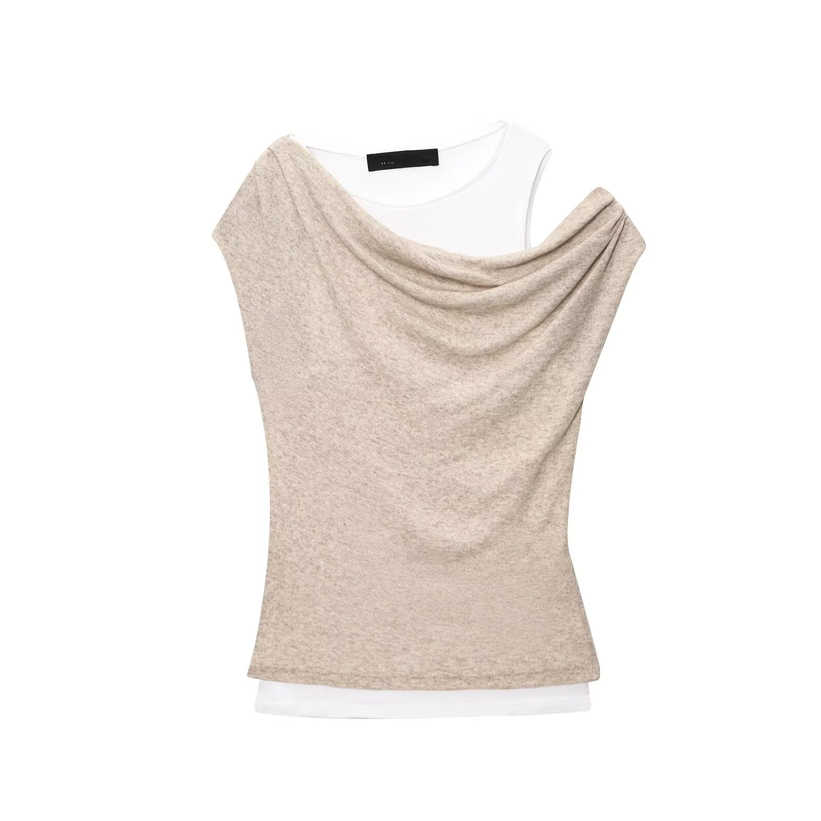Sexy Off Shoulder Knitted T-Shirt For Women Casual Double-Layer Fold Short Sleeve Tees 2025 New Summer Fashion Solid T-Shirts
Sexy Off Shoulder Knitted T-Shirt For Women Casual Double-Layer Fold Short Sleeve Tees 2025 New Summer Fashion Solid T-Shirts