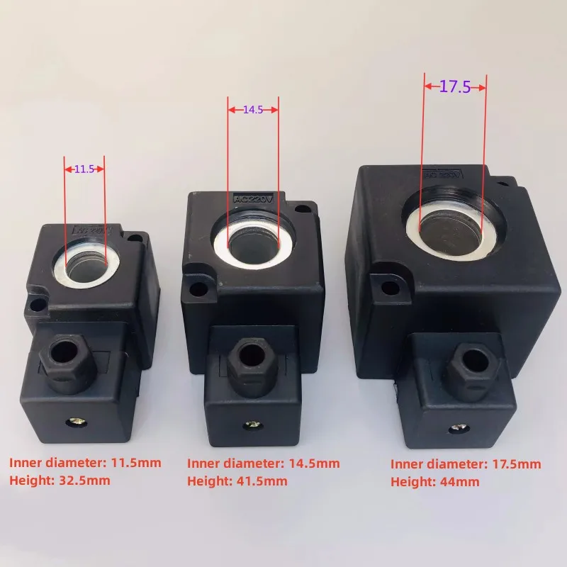 Electromagnetic Valve Coils K23JD, K22, K25D, K35D-15, 20, 25 K23D-2-3 AC220V DC24V K23D-1.2(2)(3)Inner diameter11.5/14.5/17.5mm
Electromagnetic Valve Coils K23JD, K22, K25D, K35D-15, 20, 25 K23D-2-3 AC220V DC24V K23D-1.2(2)(3)Inner diameter11.5/14.5/17.5mm