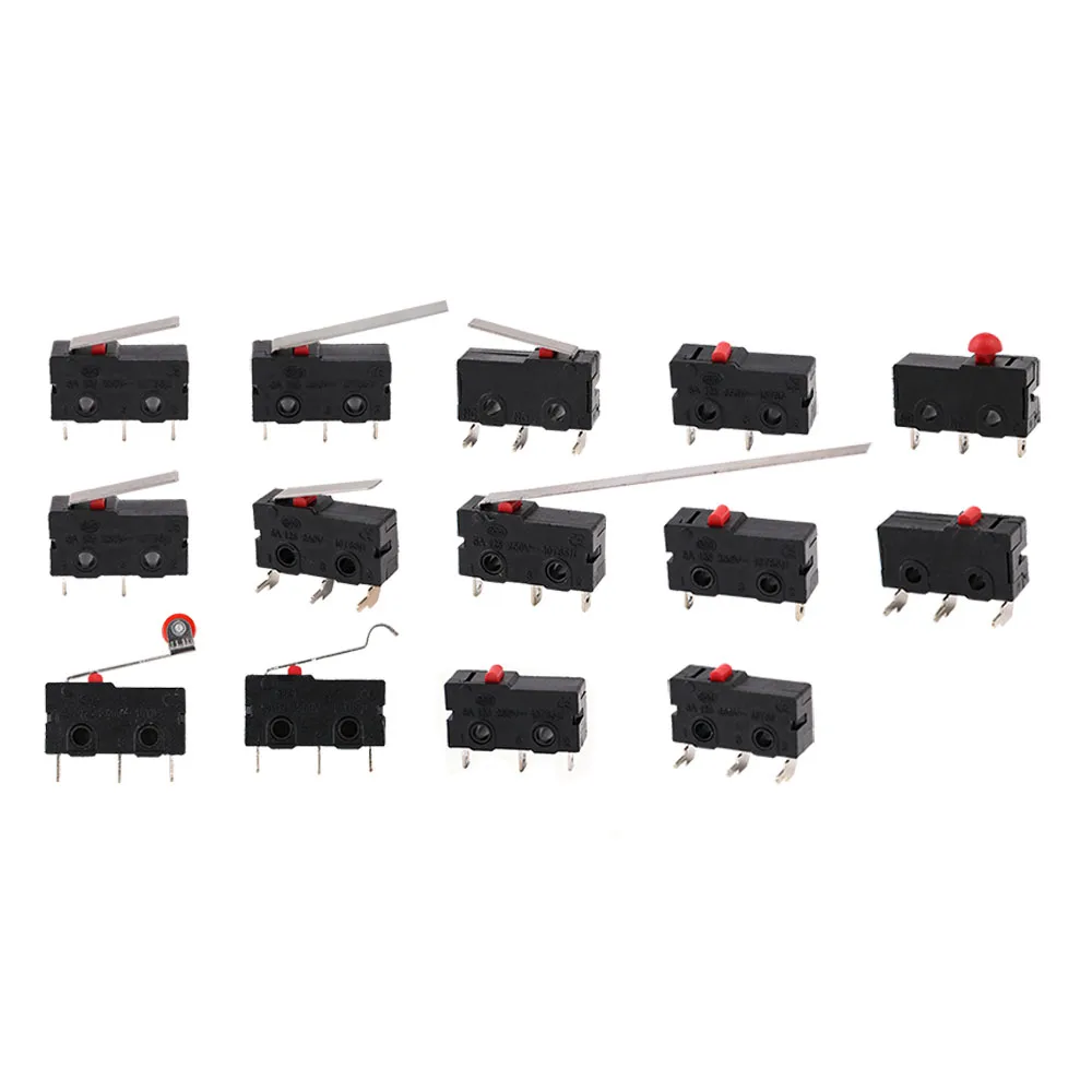 Micro Switch 5A 125V Mini Limit Switch 2/3Pin NO/NC With Handle Roller Straight Handle/Arc Rod Quick Button Switch
Micro Switch 5A 125V Mini Limit Switch 2/3Pin NO/NC With Handle Roller Straight Handle/Arc Rod Quick Button Switch