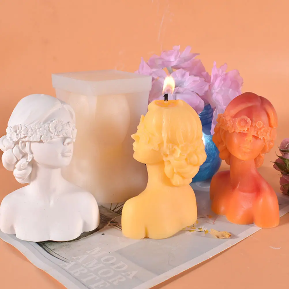 DIY Blindfolded Girl Silicone Mold Exquisite Workmanship Body Shaped Mold for Making Soap Crafting Polymer Clay
DIY Blindfolded Girl Silicone Mold Exquisite Workmanship Body Shaped Mold for Making Soap Crafting Polymer Clay