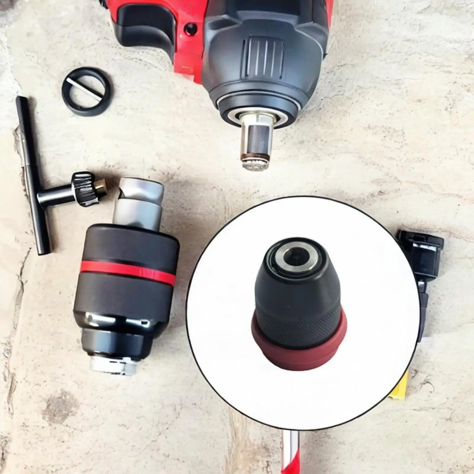 Steel Keyless Drill Chuck 10mm Mount Quick Release Converter for Mini Drill and Cordless Drill Accessories
Steel Keyless Drill Chuck 10mm Mount Quick Release Converter for Mini Drill and Cordless Drill Accessories