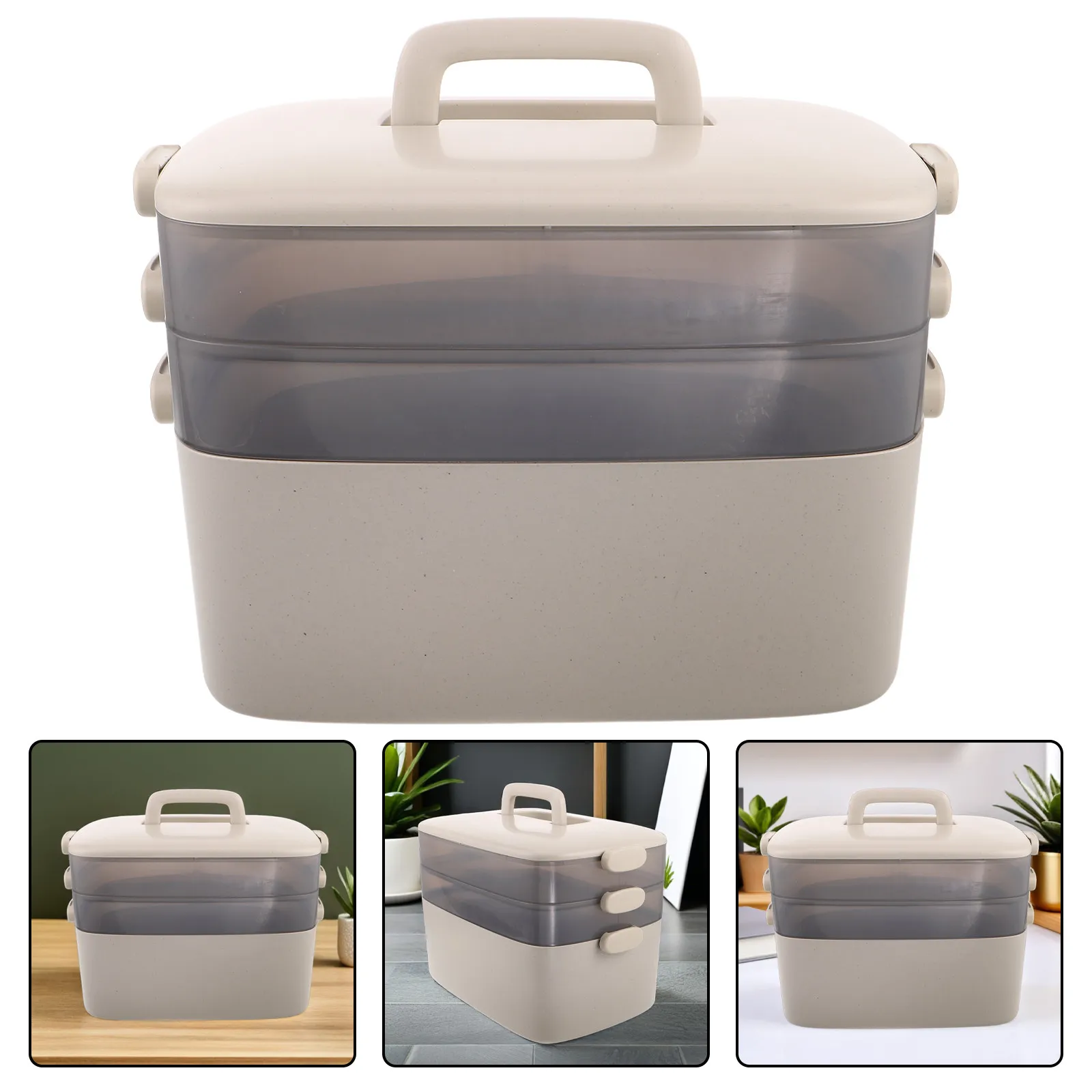 3 Tier Medicine Organizer Transparent Plastic Medical Storage Box With Handle Lid For Household Car Travel Use Portable
3 Tier Medicine Organizer Transparent Plastic Medical Storage Box With Handle Lid For Household Car Travel Use Portable