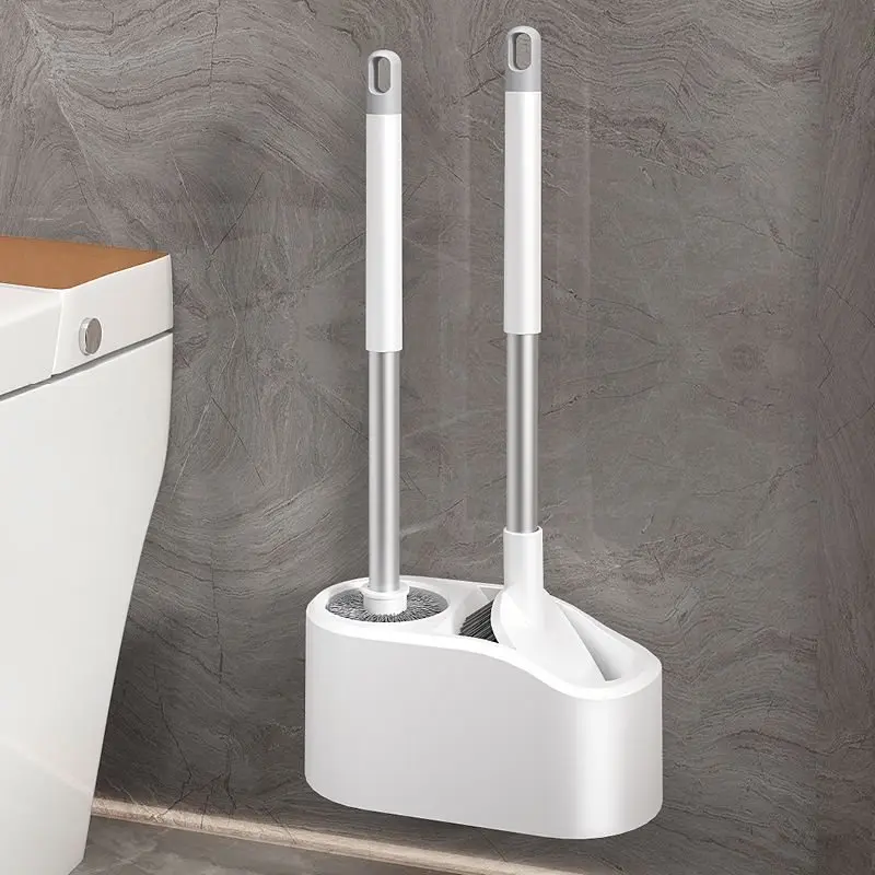 Toilet Cleaning Brush Set With 2pcs Of Brush By Wall-Hanging Or Floor-To-Floor For Household Cleaning Tool
Toilet Cleaning Brush Set With 2pcs Of Brush By Wall-Hanging Or Floor-To-Floor For Household Cleaning Tool