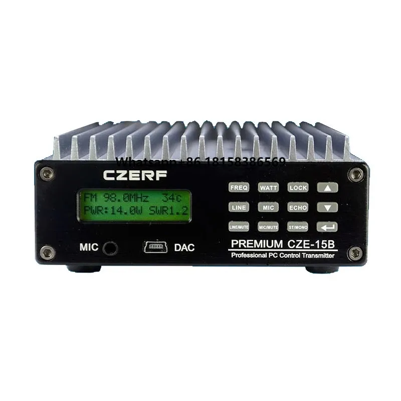 High Quality CZE-15B 15W 10km FM Transmitter Radio Transmitter Broadcasting Broadcast FM Transmitter
High Quality CZE-15B 15W 10km FM Transmitter Radio Transmitter Broadcasting Broadcast FM Transmitter