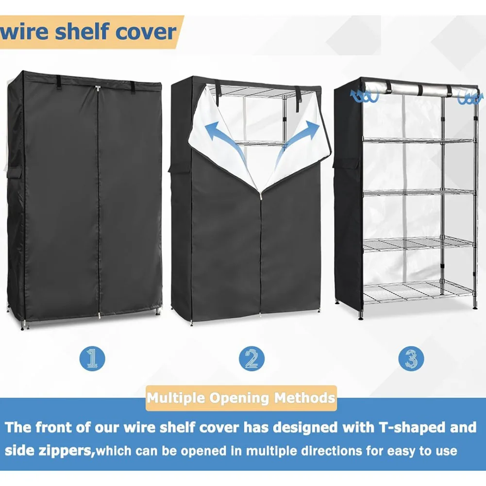 1PC 30*14*63inch Wire Rack Covers Multi-Functional Use Versatile Opening Options Clear Front Design Secure Fit Wire Rack Covers
1PC 30*14*63inch Wire Rack Covers Multi-Functional Use Versatile Opening Options Clear Front Design Secure Fit Wire Rack Covers