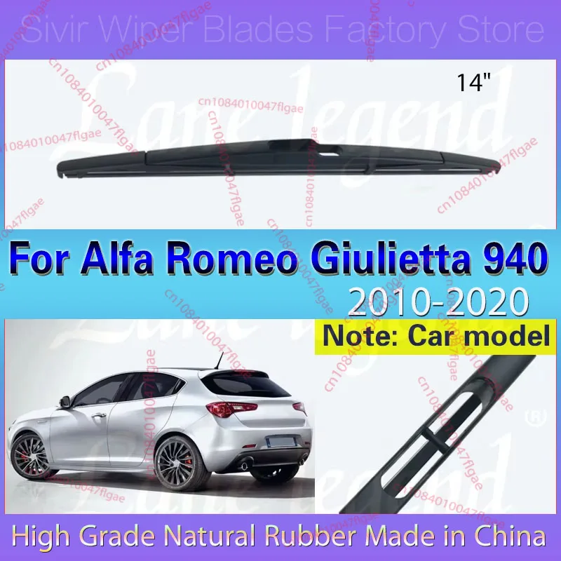 14" Rear Windshield Windscreen Washer Wiper Blade For Alfa Romeo Giulietta 940 2010-2020 Car Accessories Accsesories
14" Rear Windshield Windscreen Washer Wiper Blade For Alfa Romeo Giulietta 940 2010-2020 Car Accessories Accsesories