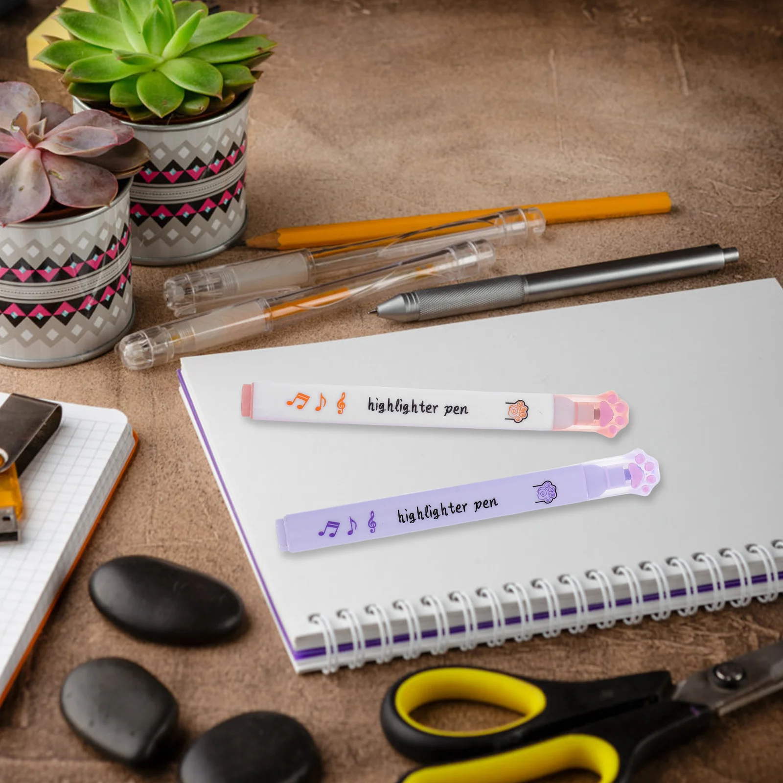 12Pcs Fluorescent Cat Paw Highlighters Colored Marker Pens for Students Kids Girls School Stationery Fun Highlighters
12Pcs Fluorescent Cat Paw Highlighters Colored Marker Pens for Students Kids Girls School Stationery Fun Highlighters