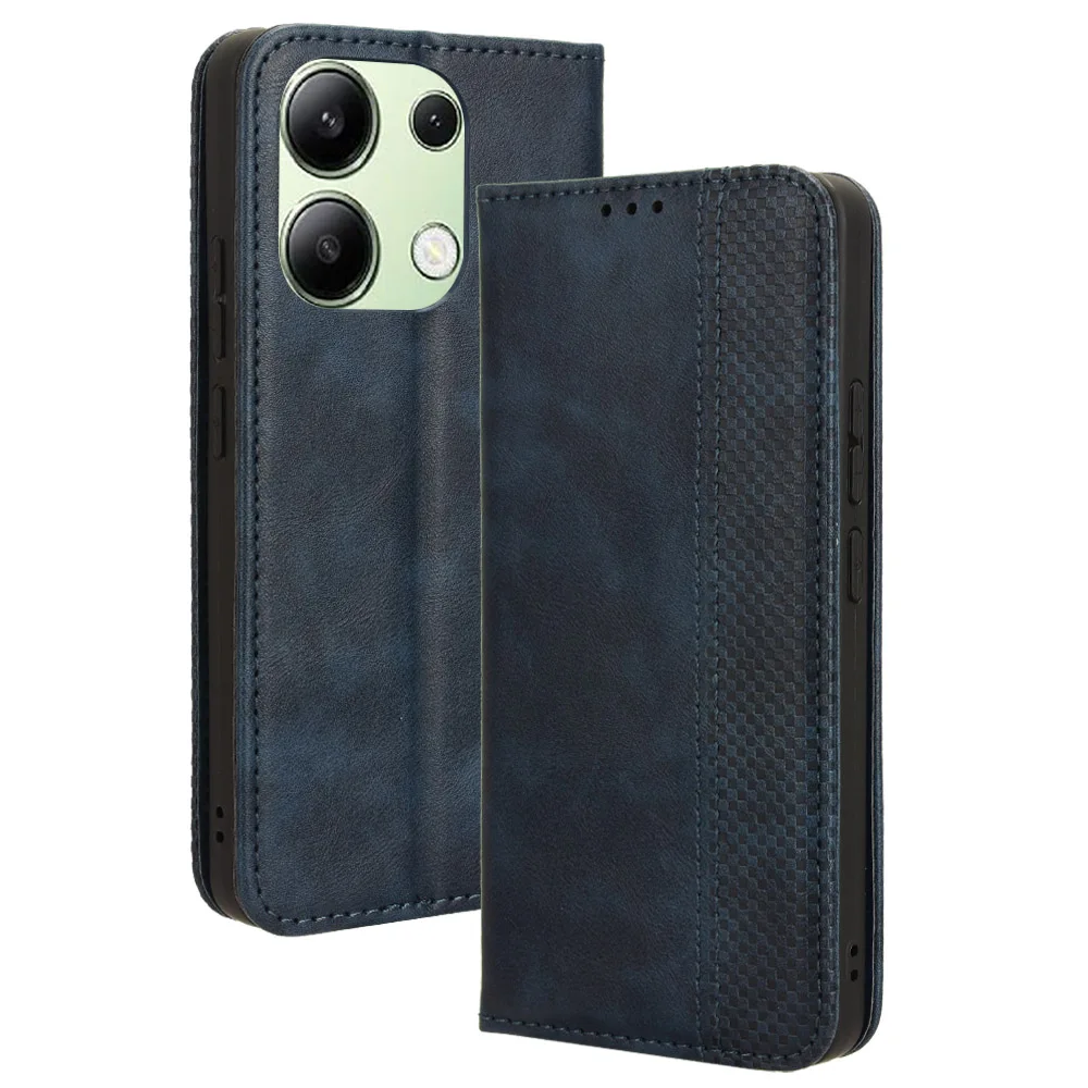 Flip Retro Style Leather Magnetic Closure Phone Cover For Xiaomi Redmi Note 13 4G 6.67 inch Wallet Fall prevention Phone Case
Flip Retro Style Leather Magnetic Closure Phone Cover For Xiaomi Redmi Note 13 4G 6.67 inch Wallet Fall prevention Phone Case