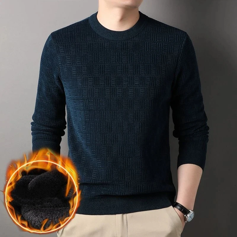 Свитер мужской зимний бархатный утепленный свитер без катышков вязаный теплый свитер с круглым вырезом
Свитер мужской зимний бархатный утепленный свитер без катышков вязаный теплый свитер с круглым вырезом