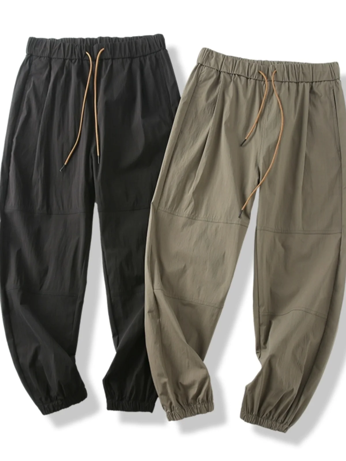 Lightweight Breathable Men's Casual Pants Elastic Waist Dstring Loose Fit Spring Summer Thin Sle Faion Urban Streetwear
Lightweight Breathable Men's Casual Pants Elastic Waist Dstring Loose Fit Spring Summer Thin Sle Faion Urban Streetwear