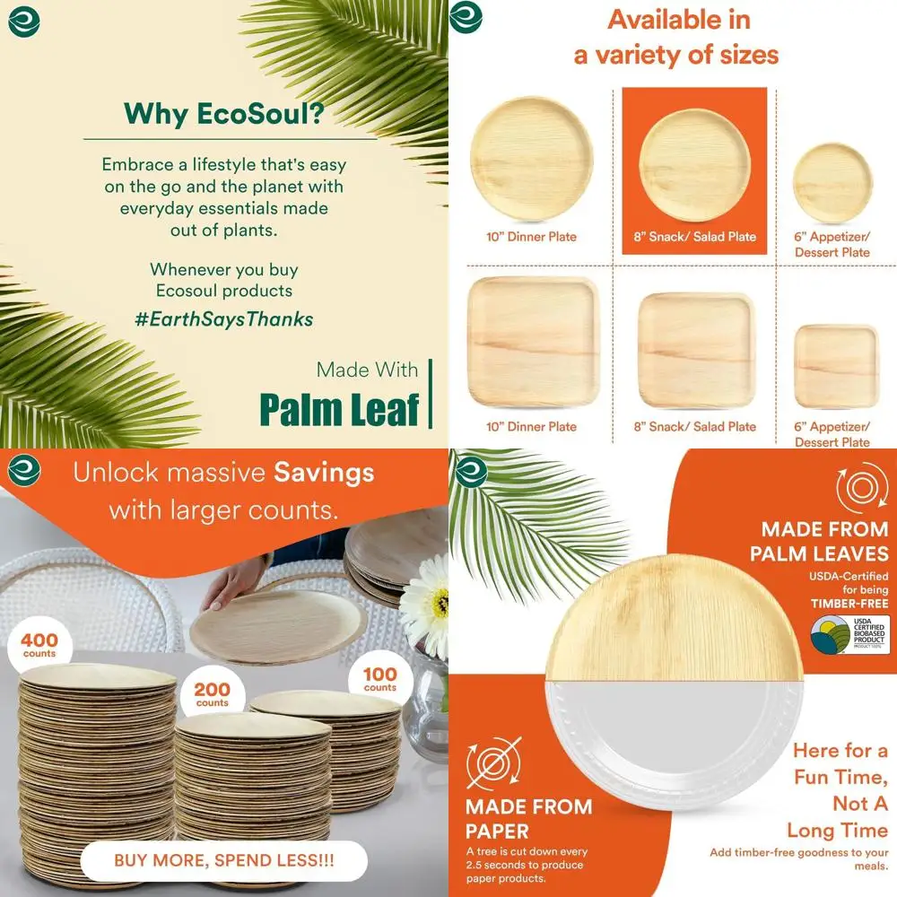 8 круглых бамбуковых компостируемых тарелок, упаковка из 100 штук, сверхпрочная биоразлагаемая экологически чистая посуда для вечеринок и мероприятий
8 круглых бамбуковых компостируемых тарелок, упаковка из 100 штук, сверхпрочная биоразлагаемая экологически чистая посуда для вечеринок и мероприятий