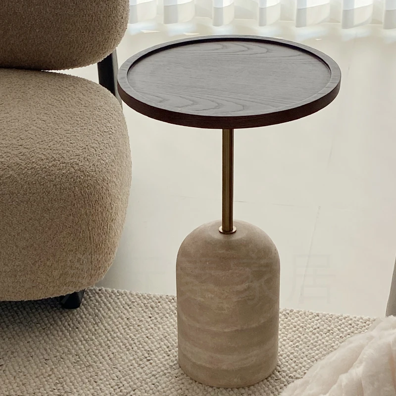 for Wabi Sabi Style Holes Stone Round Coffee Table for Living Room Small Space Designer Minimalist Wood Side Table for Sofa
for Wabi Sabi Style Holes Stone Round Coffee Table for Living Room Small Space Designer Minimalist Wood Side Table for Sofa