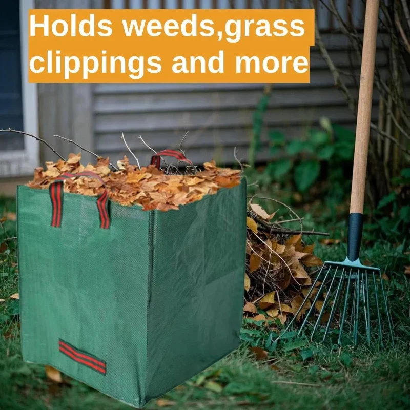 125L Reusable Garden Leaf Storage Bag, Heavy Duty Lawn Waste Sack, for Yard Cleaning Garden Debris Collection Foldable
125L Reusable Garden Leaf Storage Bag, Heavy Duty Lawn Waste Sack, for Yard Cleaning Garden Debris Collection Foldable