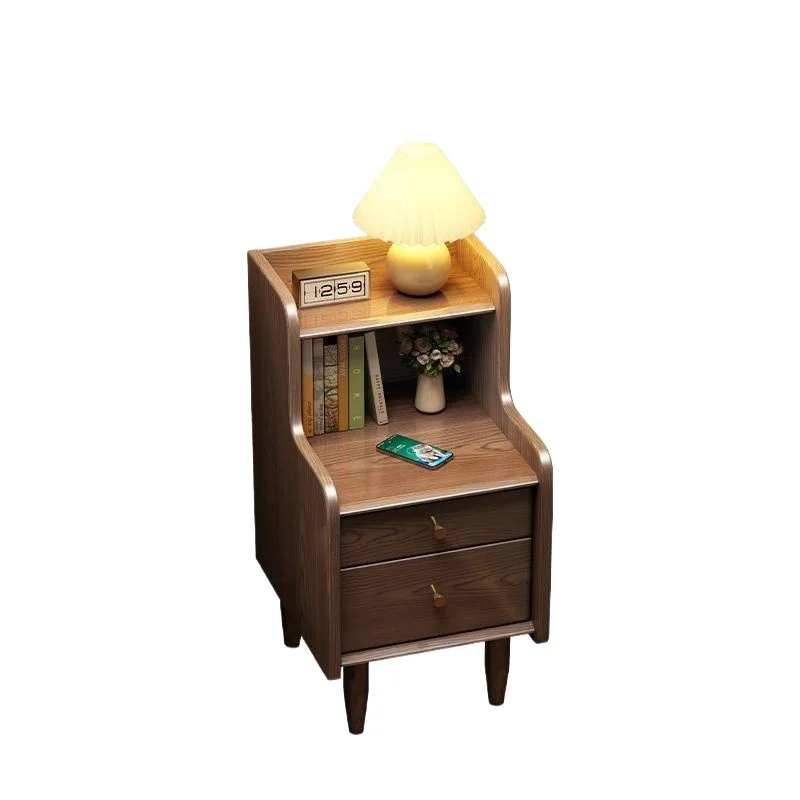 High-end solid wood bedside table, simple, modern household shelves, a few bedrooms, small storage lockers, light luxury
High-end solid wood bedside table, simple, modern household shelves, a few bedrooms, small storage lockers, light luxury