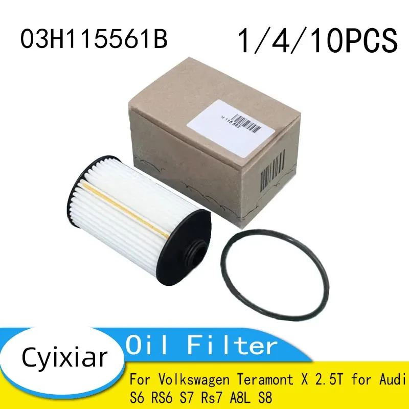 Oil Filter Element Suit for Volkswagen Teramont X 2.5T for Audi S6 RS6 S7 Rs7 A8L S8 OEM NO 03H115561B
Oil Filter Element Suit for Volkswagen Teramont X 2.5T for Audi S6 RS6 S7 Rs7 A8L S8 OEM NO 03H115561B