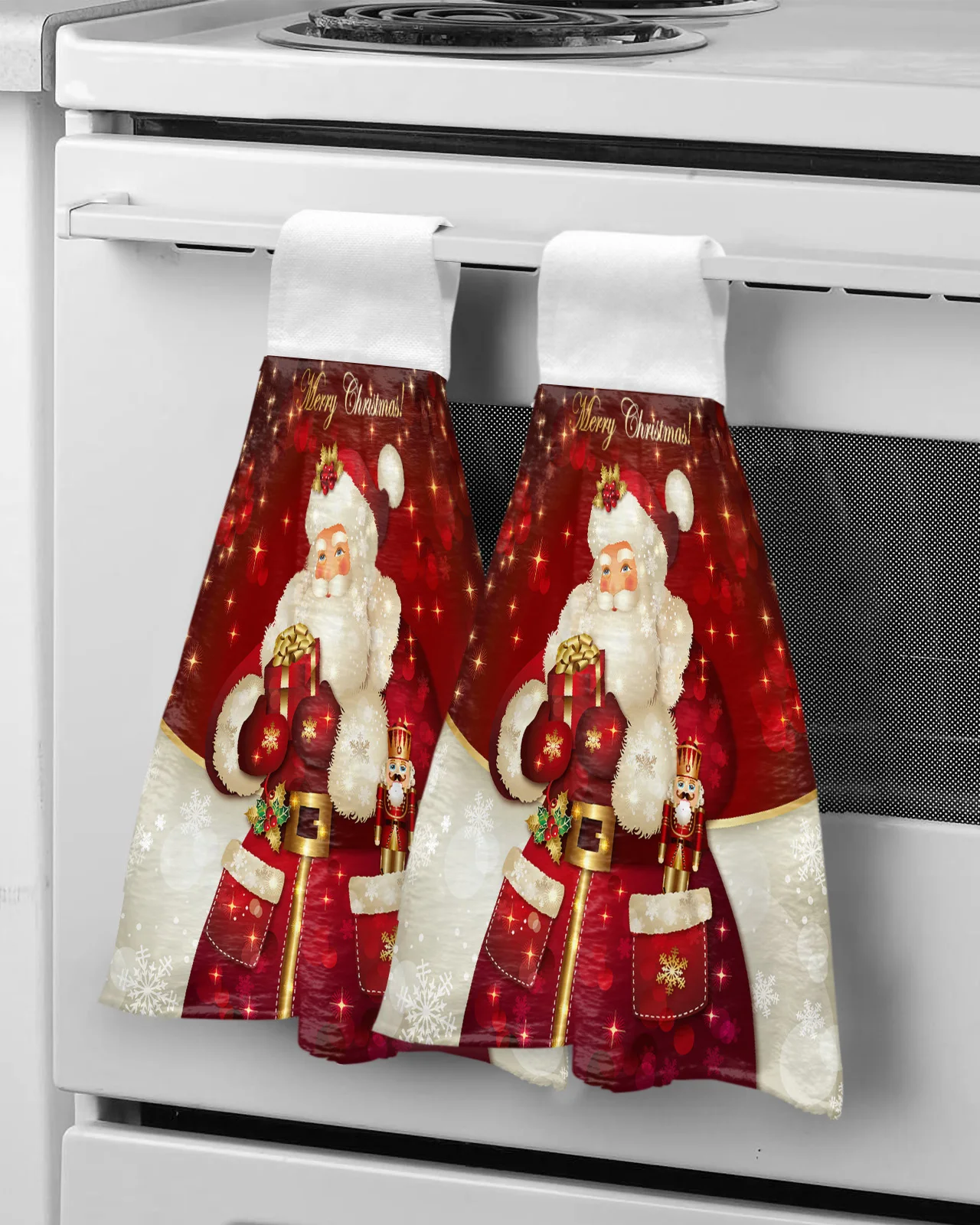 Christmas Santa Claus Hand Towel Bathroom Supplies Absorbent Cloth Dishcloths Hanging Cloth Kitchen Accessories
Christmas Santa Claus Hand Towel Bathroom Supplies Absorbent Cloth Dishcloths Hanging Cloth Kitchen Accessories