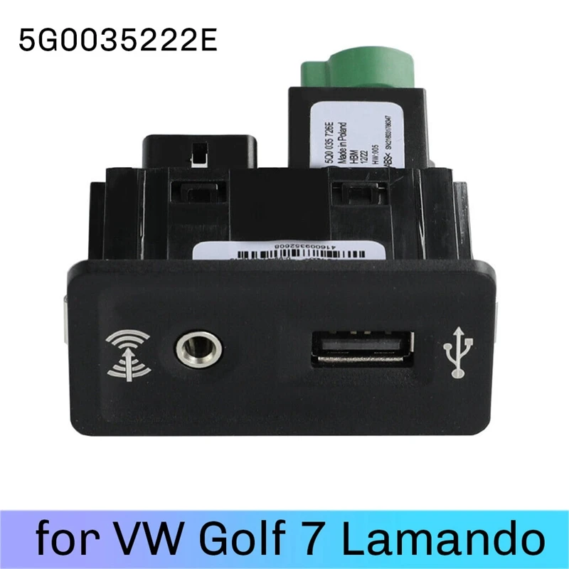 For VW Golf 7 MK7 USB+AUX Interface Connector Adapter Kit Carplay Switch 5Q0035726E 5G0035222E
For VW Golf 7 MK7 USB+AUX Interface Connector Adapter Kit Carplay Switch 5Q0035726E 5G0035222E