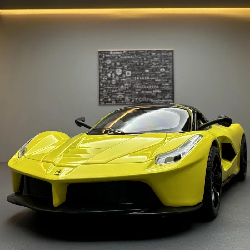 Модель коллективной игрушечной машины Ferrari Rafa, модель автомобиля из сплава, масштаб 1/22, подарок на день рождения мальчика, миниатюрная машинка из литья под давлением
Модель коллективной игрушечной машины Ferrari Rafa, модель автомобиля из сплава, масштаб 1/22, подарок на день рождения мальчика, миниатюрная машинка из литья под давлением