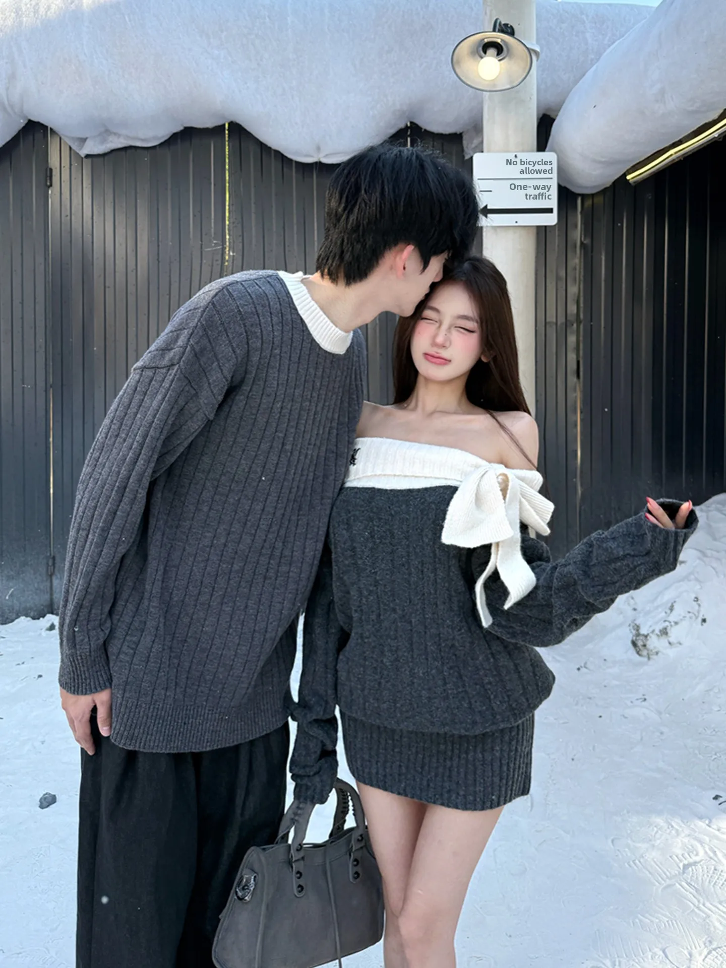 Couple's Knitted Sweater Dress with Knot Waist Cinching Soft Casual Style Long Sleeve round Neck Warmth Guaranteed
Couple's Knitted Sweater Dress with Knot Waist Cinching Soft Casual Style Long Sleeve round Neck Warmth Guaranteed