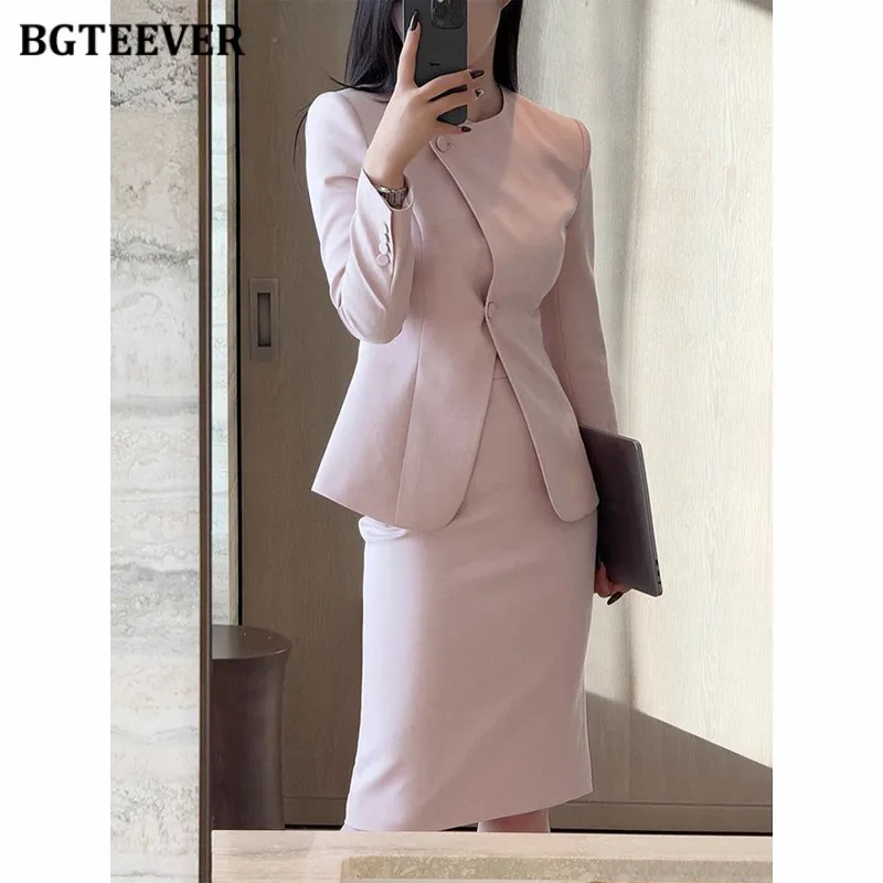 BGTEEVER Элегантные тонкие женские костюмы с юбкой Необычные пиджаки и посылка Хип-юбки Офисный женский комплект из 2 предметов
BGTEEVER Элегантные тонкие женские костюмы с юбкой Необычные пиджаки и посылка Хип-юбки Офисный женский комплект из 2 предметов