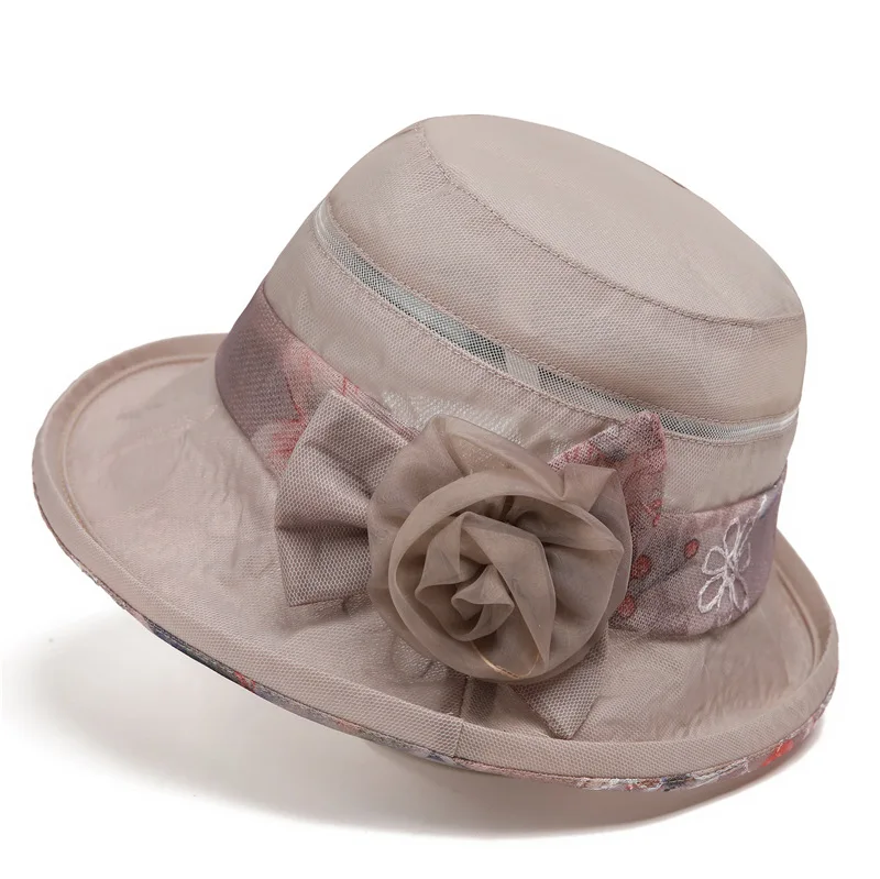 Middle-aged And Elderly Organza Bowknot Curling Bucket Hat Women's Summer Fashion Mom Bucket Hat Outdoor Sun Hat
Middle-aged And Elderly Organza Bowknot Curling Bucket Hat Women's Summer Fashion Mom Bucket Hat Outdoor Sun Hat