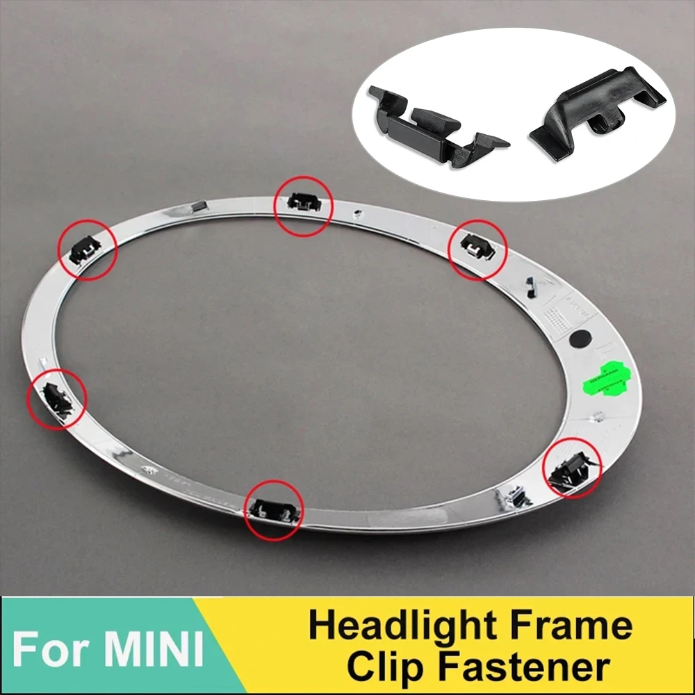 Car Headlamp Headlight Frame Clip Fastener For MINI Cooper S One Countryman R55 R56 R60 F54 F55 F56 F60 Countryman Accessories
Car Headlamp Headlight Frame Clip Fastener For MINI Cooper S One Countryman R55 R56 R60 F54 F55 F56 F60 Countryman Accessories
