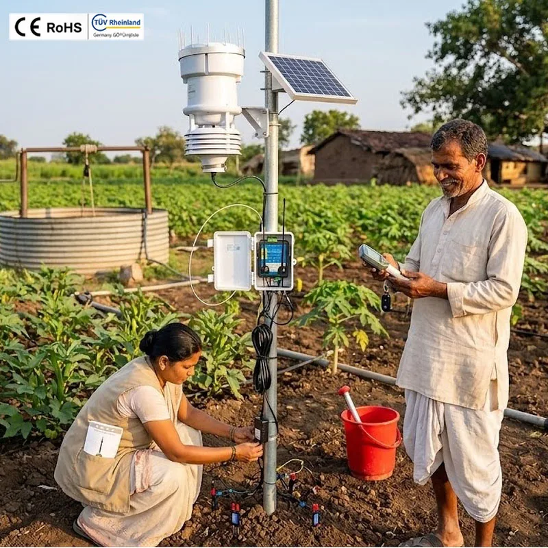 CE 7 in 1 Professional Outdoor Weather Station Wireless Solar Powered Meteorological Station with Rainfall Wind Speed Humidity
CE 7 in 1 Professional Outdoor Weather Station Wireless Solar Powered Meteorological Station with Rainfall Wind Speed Humidity