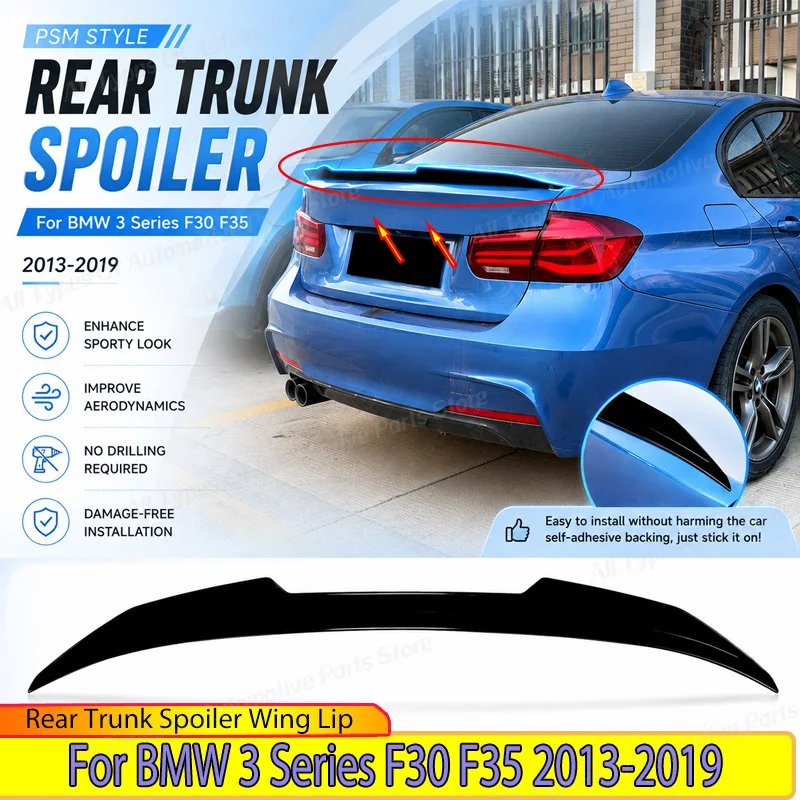 PSM Style Car Rear Trunk Spoiler Wing Lip for BMW F30 F35 316d 318i 320i 330i 325i 320d 340i 2013-2019 Tail Fin Body Kit Tuning
PSM Style Car Rear Trunk Spoiler Wing Lip for BMW F30 F35 316d 318i 320i 330i 325i 320d 340i 2013-2019 Tail Fin Body Kit Tuning
